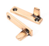 From The Anvil - Polished Bronze Night-Vent Locking Avon Fastener | Sku. 45925 | Trade Door Handles.