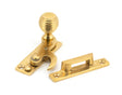 From The Anvil - Polished Brass Beehive Sash Hook Fastener | Sku. 45935 | Trade Door Handles.