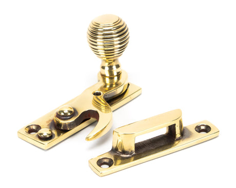 From The Anvil - Aged Brass Beehive Sash Hook Fastener | Sku. 45936 | Trade Door Handles.