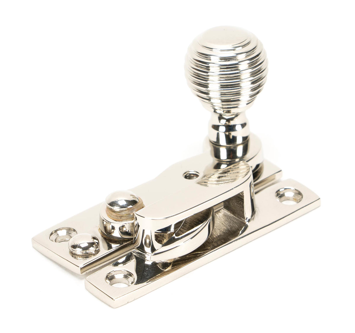 From The Anvil - Polished Nickel Beehive Sash Hook Fastener | Sku. 45937 | Trade Door Handles.