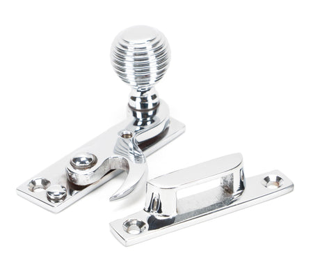 From The Anvil - Polished Chrome Beehive Sash Hook Fastener | Sku. 45938 | Trade Door Handles.
