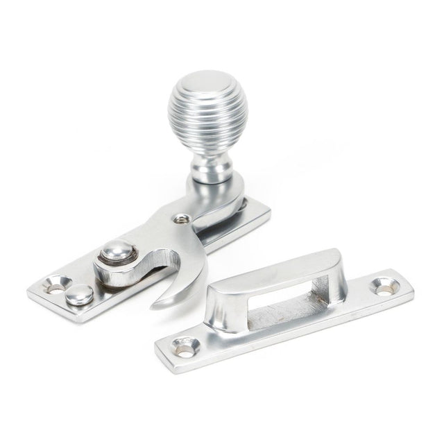 From The Anvil - Satin Chrome Beehive Sash Hook Fastener | Sku. 45940 | Trade Door Handles.