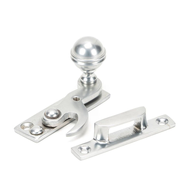 From The Anvil - Satin Chrome Prestbury Sash Hook Fastener | Sku. 45941 | Trade Door Handles.
