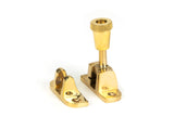 From The Anvil - Polished Brass Brompton Brighton Fastener (Radiused) | Sku. 45942 | Trade Door Handles.