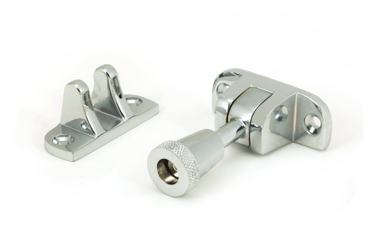 From The Anvil - Polished Chrome Brompton Brighton Fastener (Radiused) | Sku. 45944 | Trade Door Handles.