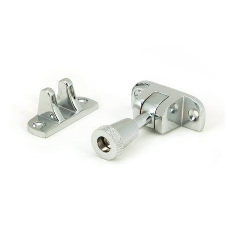 From The Anvil - Polished Chrome Brompton Brighton Fastener (Radiused) | Sku. 45944 | Trade Door Handles.