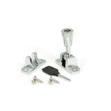 From The Anvil - Polished Chrome Brompton Brighton Fastener (Radiused) | Sku. 45944 | Trade Door Handles.