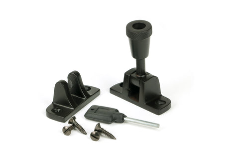 From The Anvil - Aged Bronze Brompton Brighton Fastener (Radiused) | Sku. 45945 | Trade Door Handles.