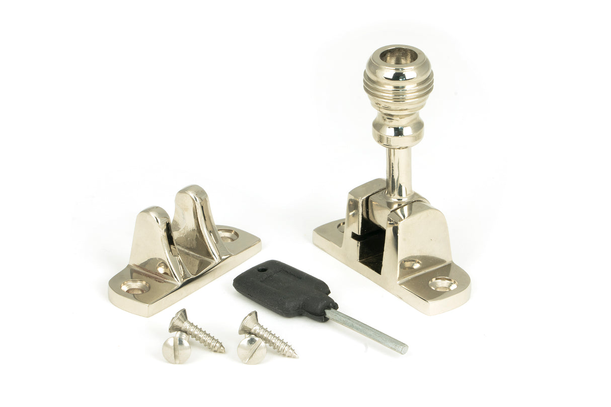 From The Anvil - Polished Nickel Prestbury Brighton Fastener (Radiused) | Sku. 45948 | Trade Door Handles.