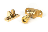 From The Anvil - Polished Brass Beehive Brighton Fastener (Radiused) | Sku. 45952 | Trade Door Handles.