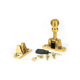 From The Anvil - Polished Brass Beehive Brighton Fastener (Radiused) | Sku. 45952 | Trade Door Handles.
