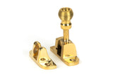 From The Anvil - Polished Brass Beehive Brighton Fastener (Radiused) | Sku. 45952 | Trade Door Handles.
