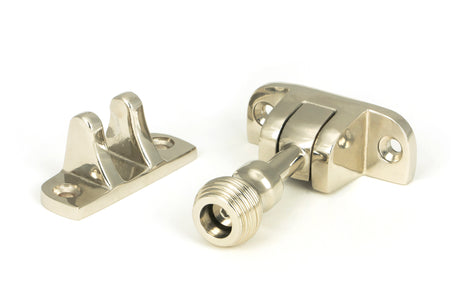 From The Anvil - Polished Nickel Beehive Brighton Fastener (Radiused) | Sku. 45953 | Trade Door Handles.
