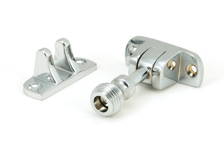 From The Anvil - Polished Chrome Beehive Brighton Fastener (Radiused) | Sku. 45954 | Trade Door Handles.