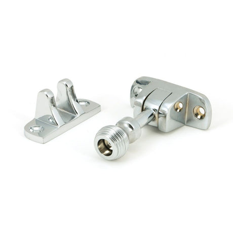 From The Anvil - Polished Chrome Beehive Brighton Fastener (Radiused) | Sku. 45954 | Trade Door Handles.
