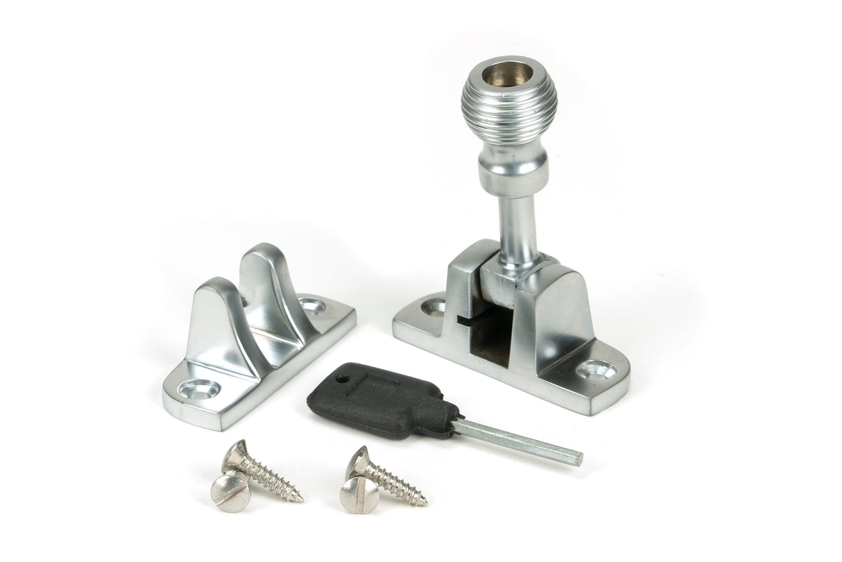 From The Anvil - Satin Chrome Beehive Brighton Fastener (Radiused) | Sku. 45956 | Trade Door Handles.