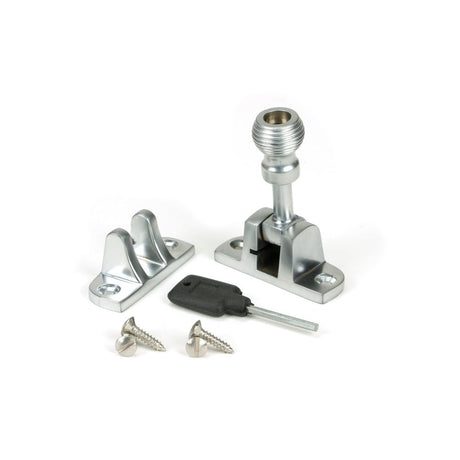 From The Anvil - Satin Chrome Beehive Brighton Fastener (Radiused) | Sku. 45956 | Trade Door Handles.