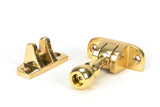 From The Anvil - Polished Brass Mushroom Brighton Fastener (Radiused) | Sku. 45957 | Trade Door Handles.