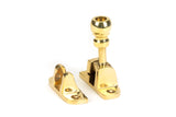 From The Anvil - Polished Brass Mushroom Brighton Fastener (Radiused) | Sku. 45957 | Trade Door Handles.