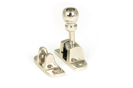 From The Anvil - Polished Nickel Mushroom Brighton Fastener (Radiused) | Sku. 45958 | Trade Door Handles.