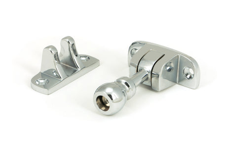 From The Anvil - Polished Chrome Mushroom Brighton Fastener (Radiused) | Sku. 45959 | Trade Door Handles.