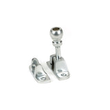 From The Anvil - Satin Chrome Mushroom Brighton Fastener (Radiused) | Sku. 45961 | Trade Door Handles.