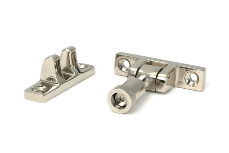 From The Anvil - Polished Nickel Brompton Brighton Fastener - Narrow (Square) | Sku. 45963 | Trade Door Handles.