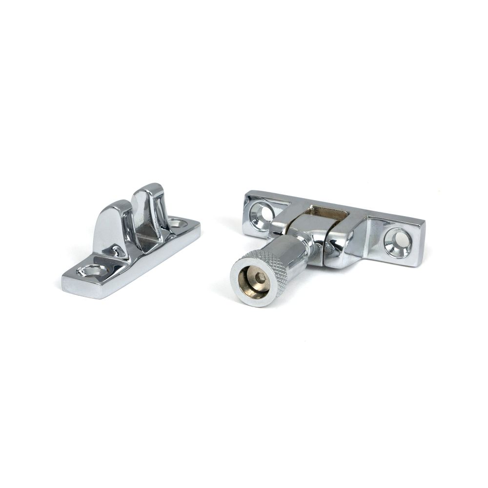 From The Anvil - Polished Chrome Brompton Brighton Fastener - Narrow (Square) | Sku. 45964 | Trade Door Handles.
