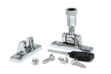 From The Anvil - Polished Chrome Brompton Brighton Fastener - Narrow (Square) | Sku. 45964 | Trade Door Handles.