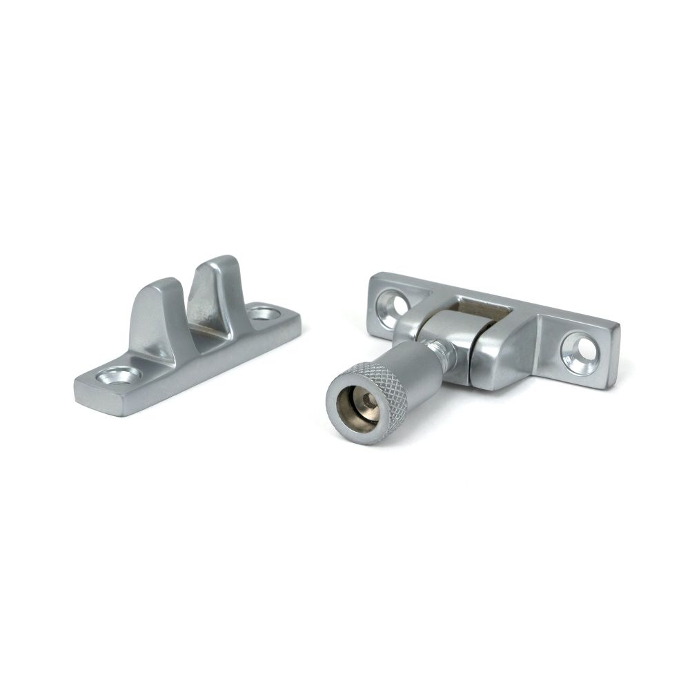 From The Anvil - Satin Chrome Brompton Brighton Fastener - Narrow (Square) | Sku. 45966 | Trade Door Handles.