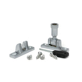 From The Anvil - Satin Chrome Brompton Brighton Fastener - Narrow (Square) | Sku. 45966 | Trade Door Handles.