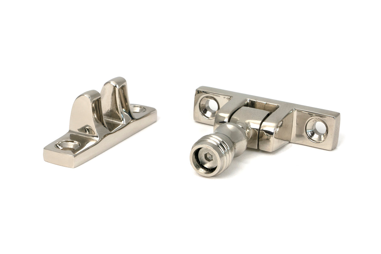 From The Anvil - Polished Nickel Prestbury Brighton Fastener - Narrow (Square) | Sku. 45968 | Trade Door Handles.