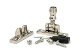 From The Anvil - Polished Nickel Prestbury Brighton Fastener - Narrow (Square) | Sku. 45968 | Trade Door Handles.