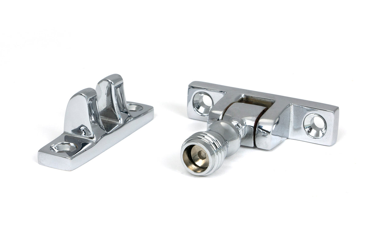 From The Anvil - Polished Chrome Prestbury Brighton Fastener - Narrow (Square) | Sku. 45969 | Trade Door Handles.