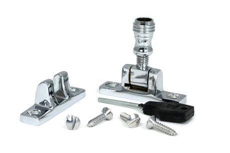 From The Anvil - Polished Chrome Prestbury Brighton Fastener - Narrow (Square) | Sku. 45969 | Trade Door Handles.