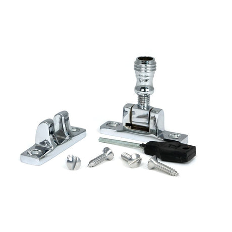 From The Anvil - Polished Chrome Prestbury Brighton Fastener - Narrow (Square) | Sku. 45969 | Trade Door Handles.