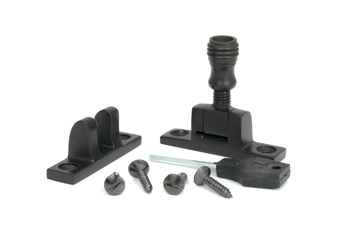 From The Anvil - Aged Bronze Prestbury Brighton Fastener - Narrow (Square) | Sku. 45970 | Trade Door Handles.