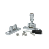From The Anvil - Satin Chrome Prestbury Brighton Fastener - Narrow (Square) | Sku. 45971 | Trade Door Handles.