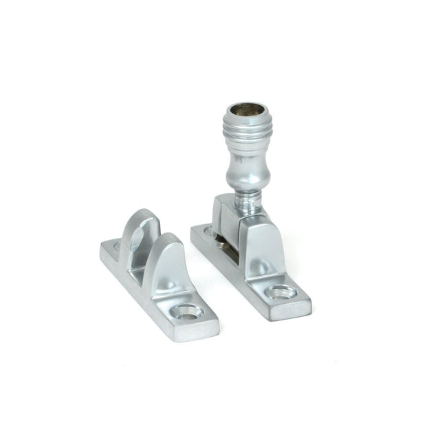 From The Anvil - Satin Chrome Prestbury Brighton Fastener - Narrow (Square) | Sku. 45971 | Trade Door Handles.