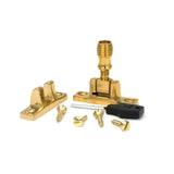 From The Anvil - Polished Brass Beehive Brighton Fastener - Narrow (Square) | Sku. 45972 | Trade Door Handles.