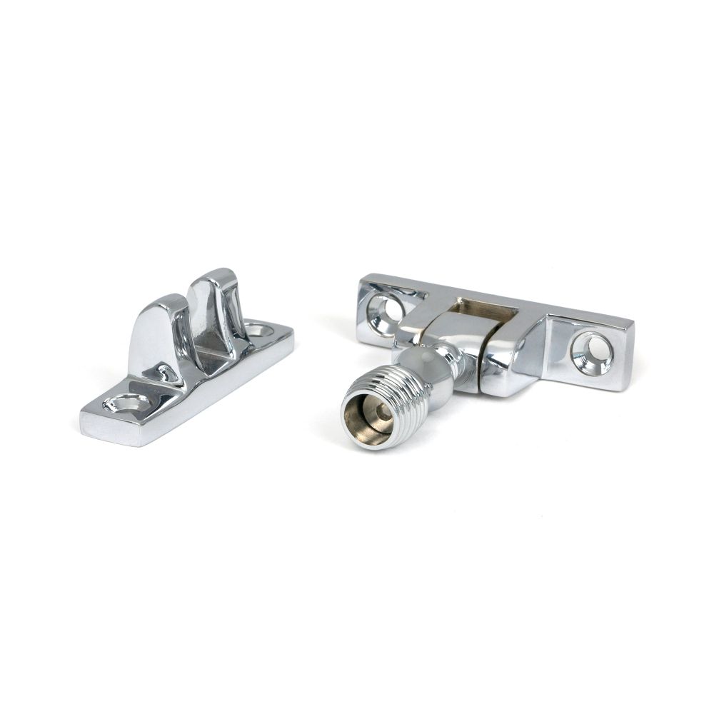 From The Anvil - Polished Chrome Beehive Brighton Fastener - Narrow (Square) | Sku. 45974 | Trade Door Handles.