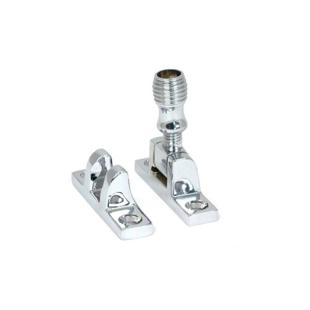 From The Anvil - Polished Chrome Beehive Brighton Fastener - Narrow (Square) | Sku. 45974 | Trade Door Handles.