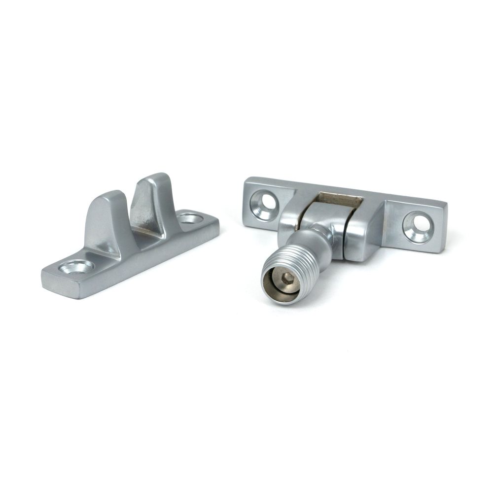 From The Anvil - Satin Chrome Beehive Brighton Fastener - Narrow (Square) | Sku. 45976 | Trade Door Handles.