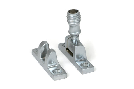 From The Anvil - Satin Chrome Beehive Brighton Fastener - Narrow (Square) | Sku. 45976 | Trade Door Handles.
