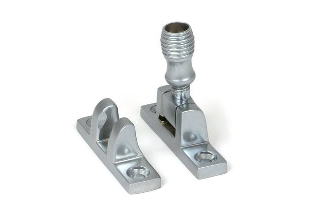 From The Anvil - Satin Chrome Beehive Brighton Fastener - Narrow (Square) | Sku. 45976 | Trade Door Handles.