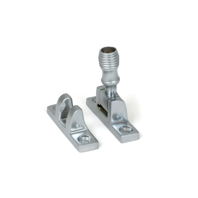 From The Anvil - Satin Chrome Beehive Brighton Fastener - Narrow (Square) | Sku. 45976 | Trade Door Handles.