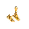 From The Anvil - Polished Brass Mushroom Brighton Fastener - Narrow (Square) | Sku. 45977 | Trade Door Handles.