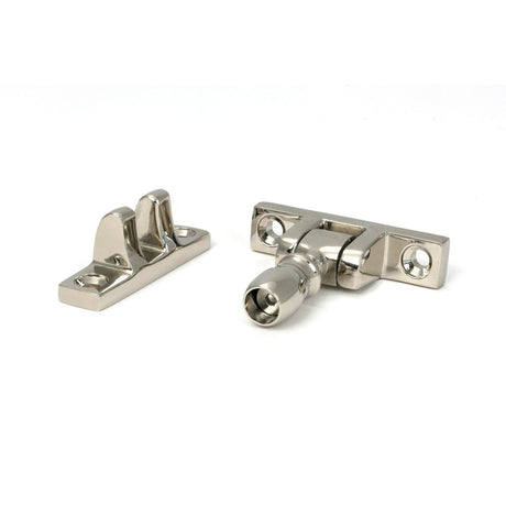 From The Anvil - Polished Nickel Mushroom Brighton Fastener - Narrow (Square) | Sku. 45978 | Trade Door Handles.