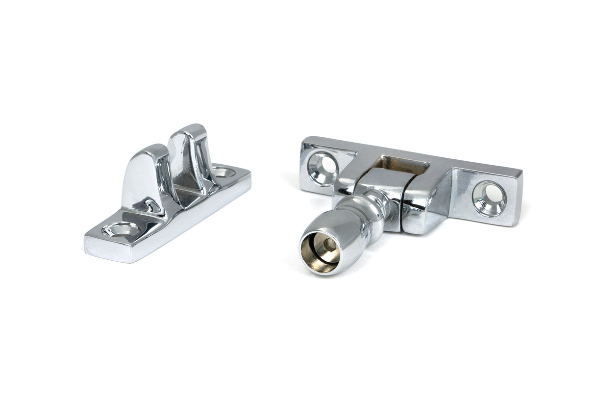 From The Anvil - Polished Chrome Mushroom Brighton Fastener - Narrow (Square) | Sku. 45979 | Trade Door Handles.