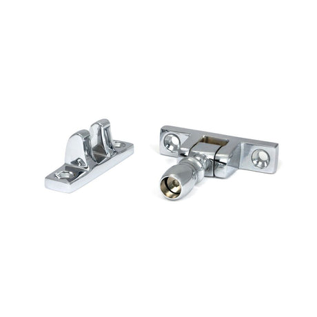 From The Anvil - Polished Chrome Mushroom Brighton Fastener - Narrow (Square) | Sku. 45979 | Trade Door Handles.